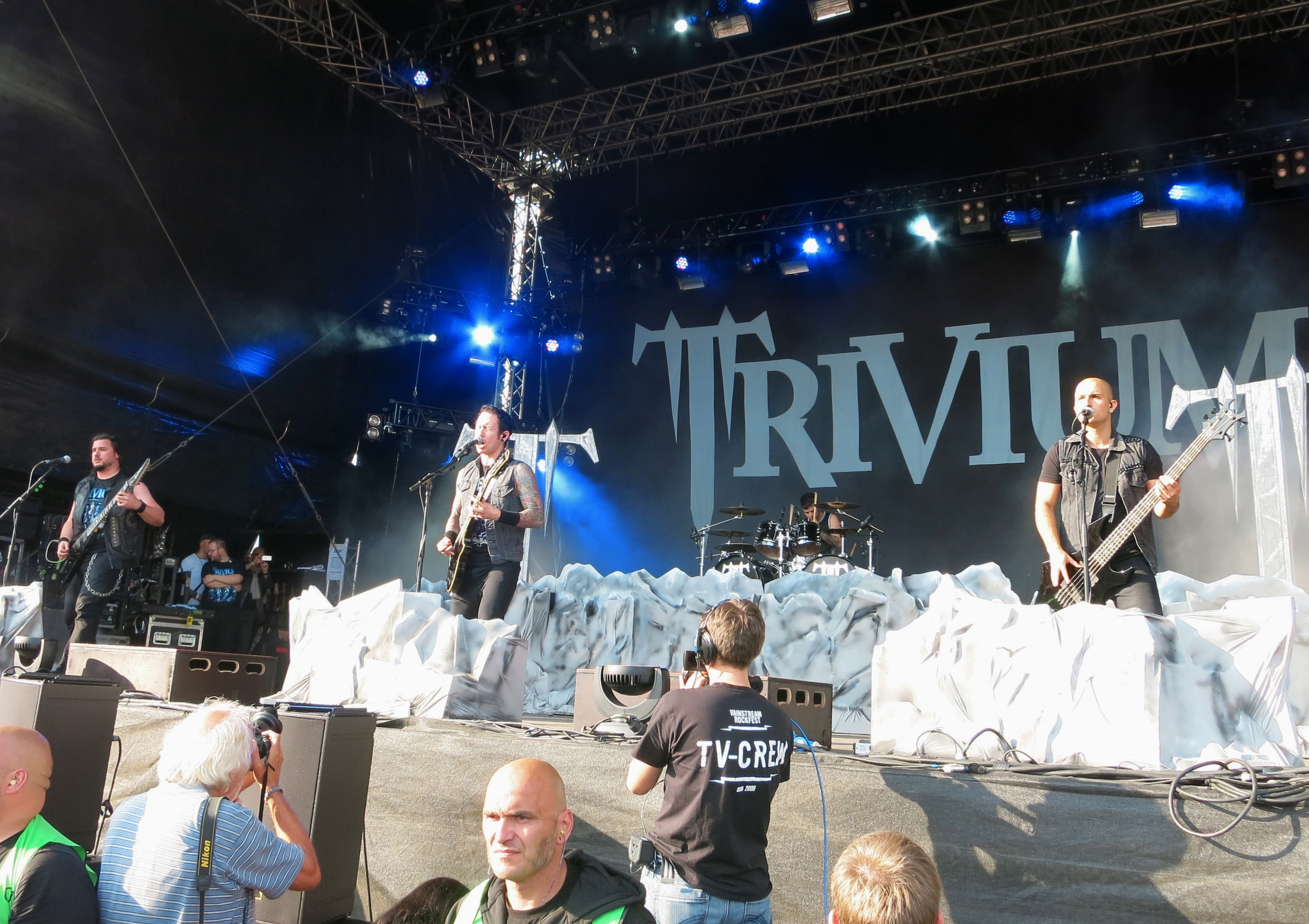 Trivium on stage